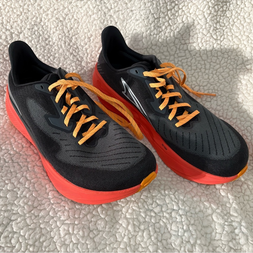 Altra Men’s Black and Orange Running Shoes